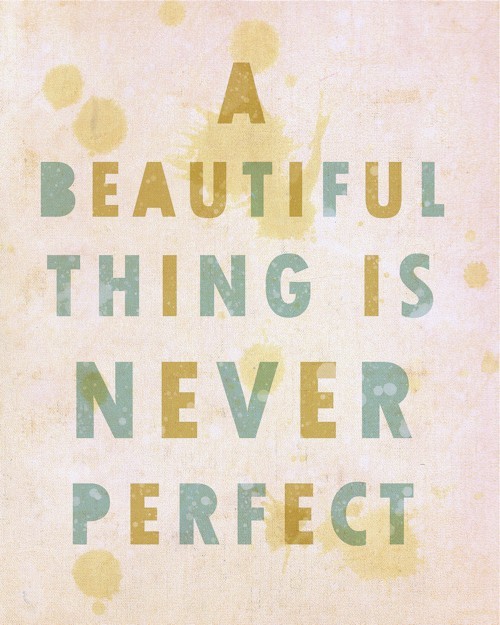 A Beautiful Thing Typography Print by Lisa Barbero