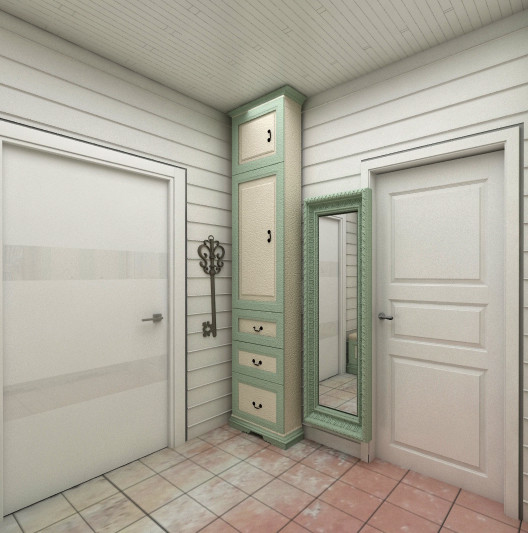 Прихожая в загородном доме