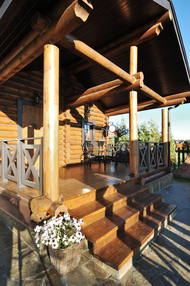 Баня из бревна