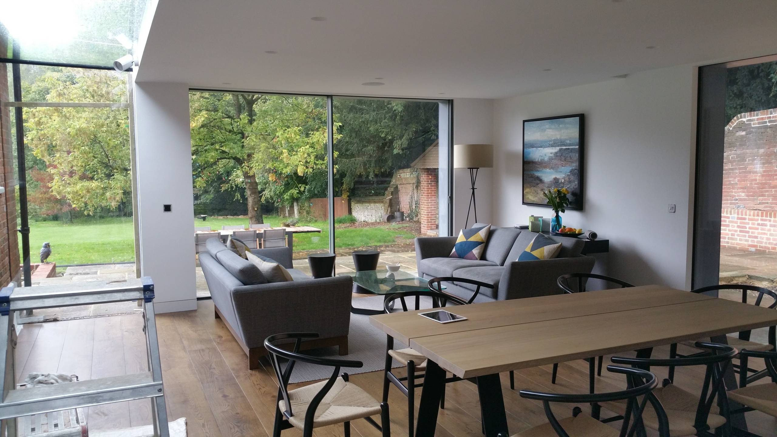 Church Farm House, Twyford - Side extension with glass link & house renovation
