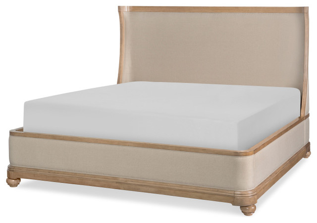 Legacy Classic Ashby Woods Queen Upholstered Bed, Aged Birch 7060-4705K