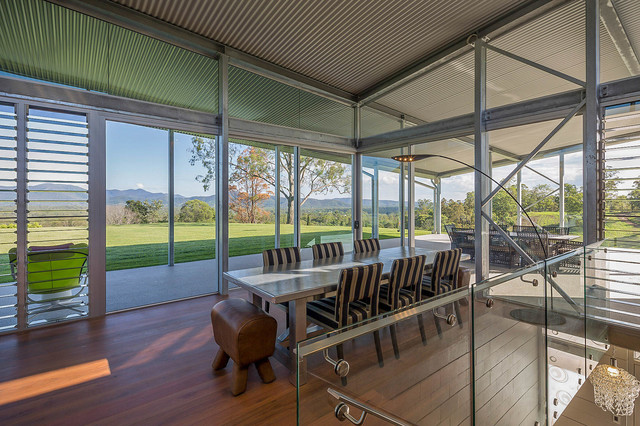 'reflections' contemporary-dining-room