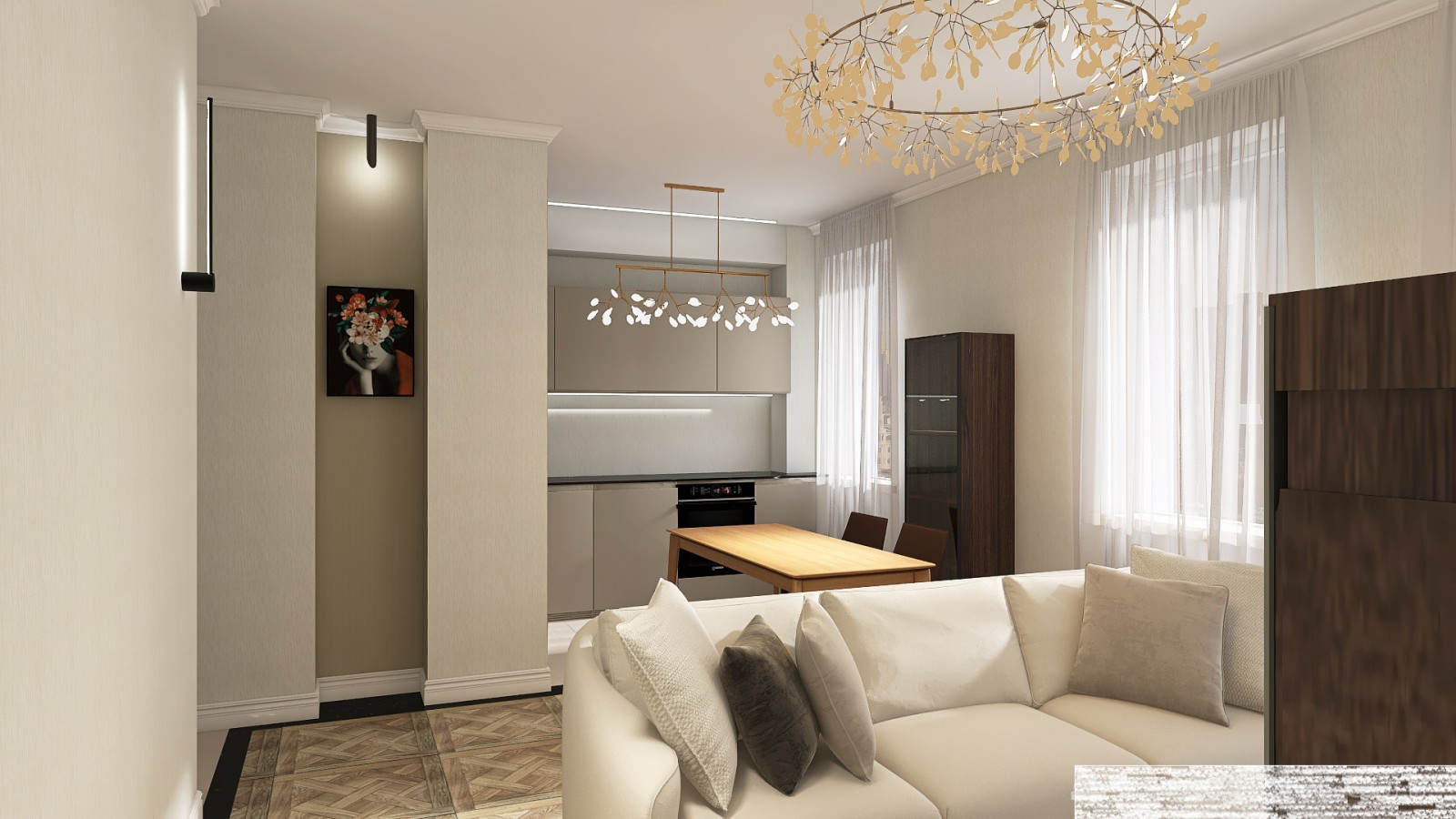 Подбор света в готовый интерьер