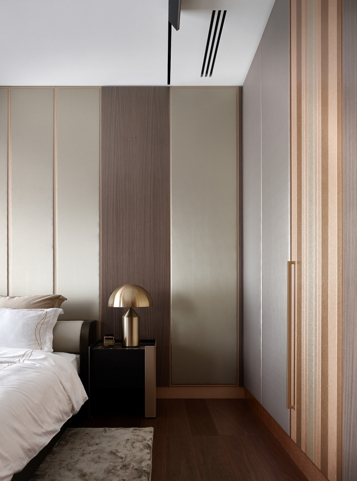 Люкс интерьер спальни в Квартире 120 кв. м. в Современном стиле