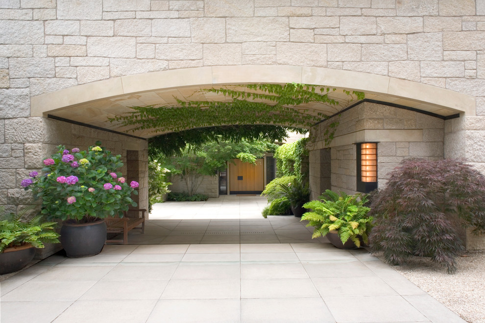 Photo of a transitional patio in Seattle.