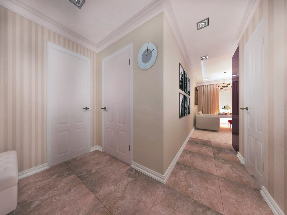 Бежевая романтика на 40 квадратных метрах.