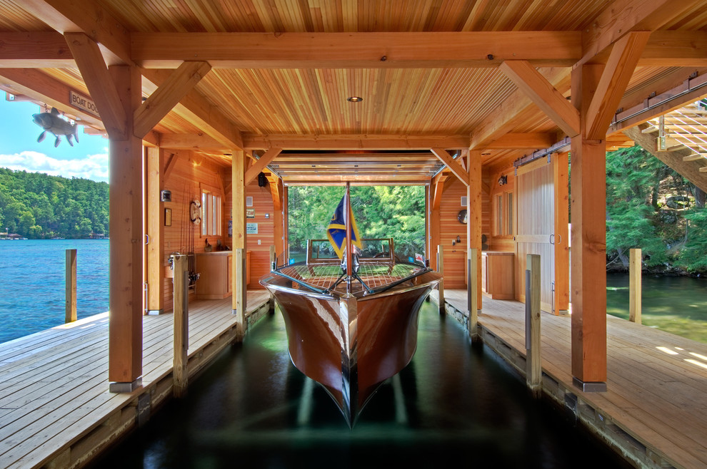 Inspiration for a boathouse in Boston.