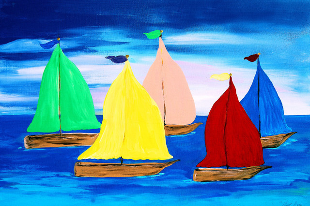 Four Sails Rug, 18"x24"