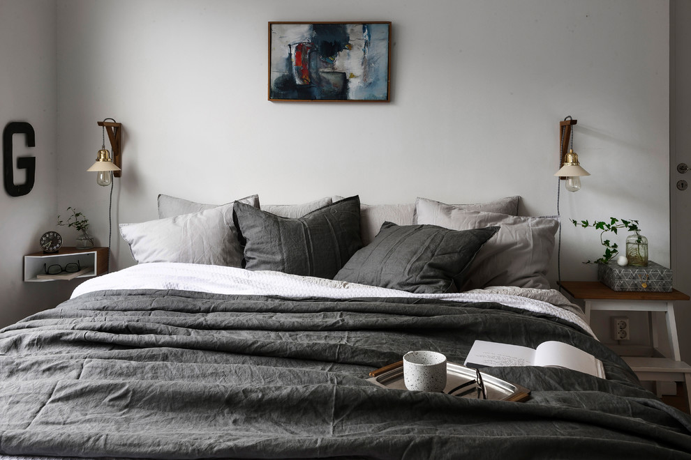 Danish bedroom photo in San Francisco
