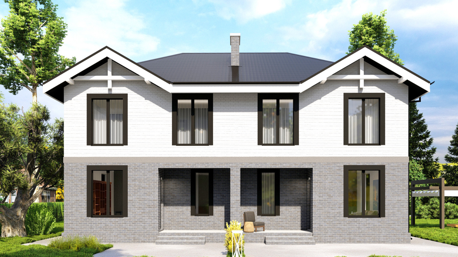 Двухэтажный дуплекс