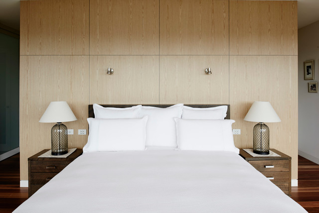 Deans Marsh House contemporaneo-dormitorio