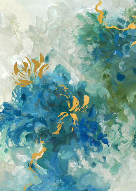 "Emerald Blooming I" Fine Art Piece