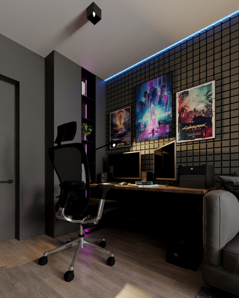 Кабинет в стиле cyberpunk для музыканта