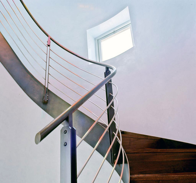 Downtown Duplex contemporary-staircase