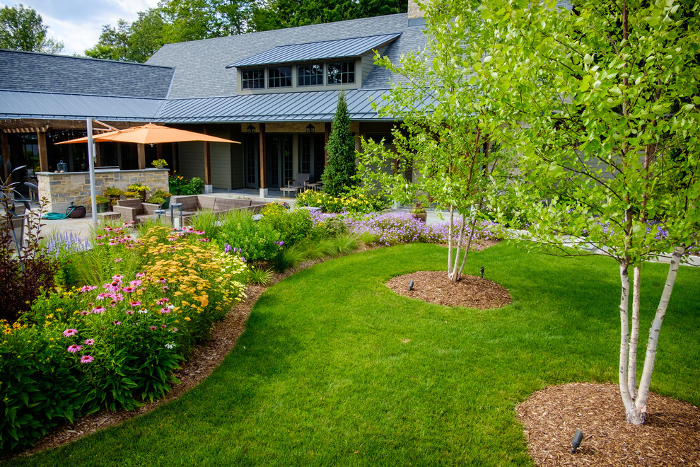 Rustic Modern Redux Modern Landscape Milwaukee by Ginkgo Leaf