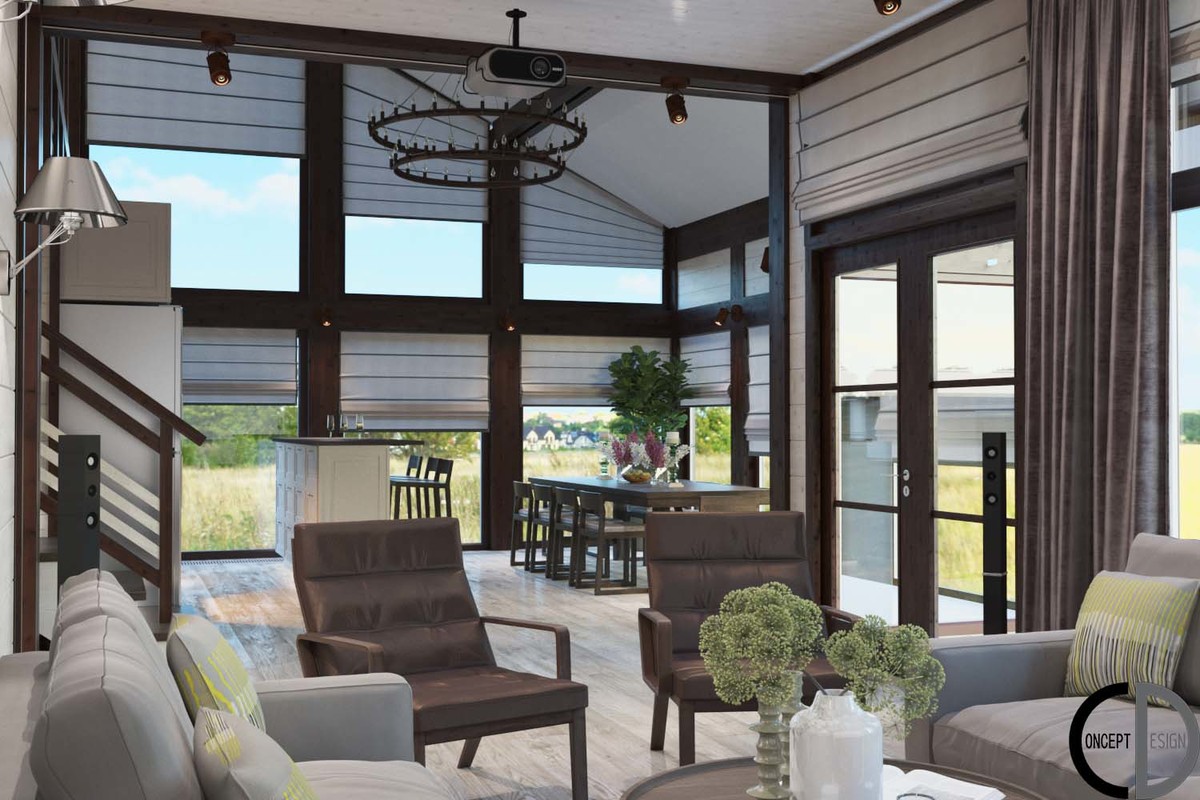 Загородный дом на природе