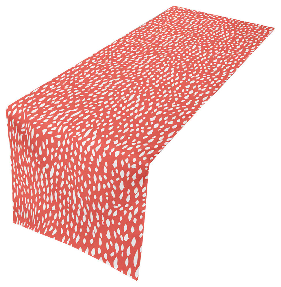 Hipster Coral Table Runner 16"X90"