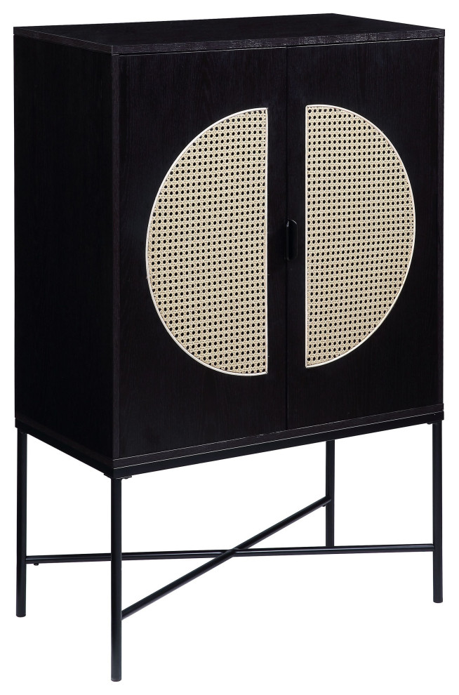Acme Colson Wine Black Finish Tropical Wine And Bar