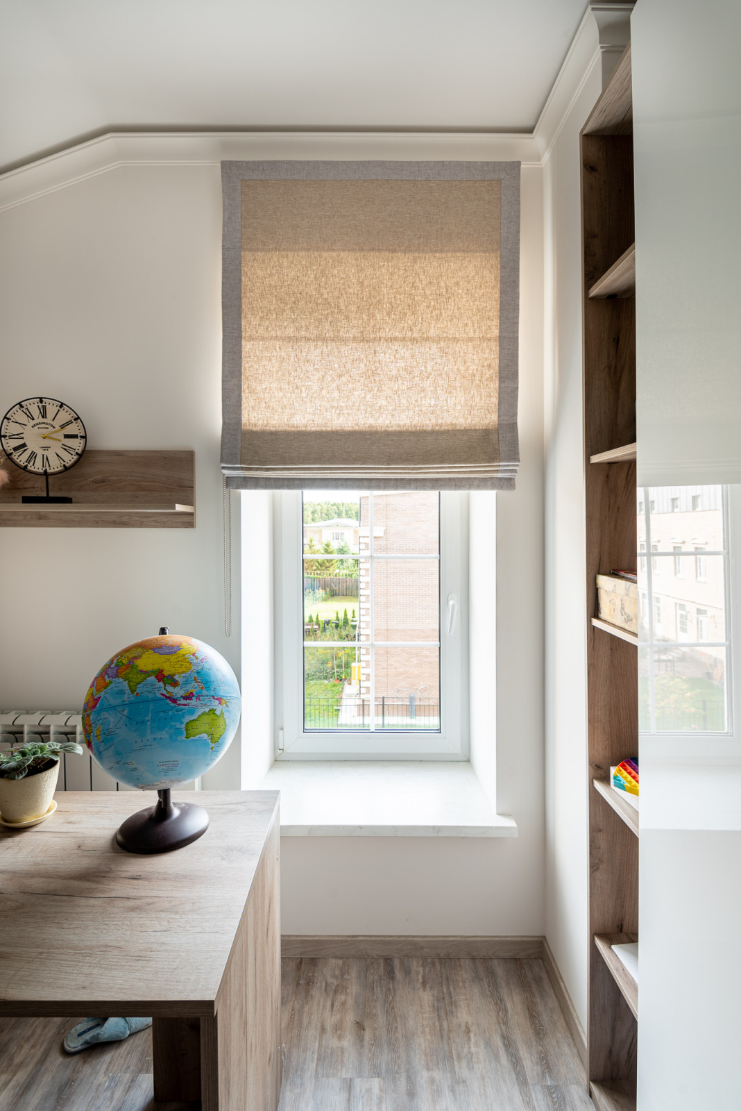 Шторы в таунхаусе