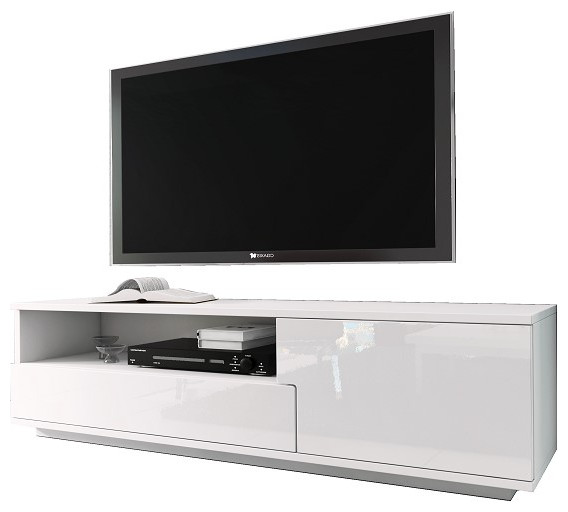 Leon 2 Tv Stand Contemporary, Electric Fireplace Tv Stand Leons