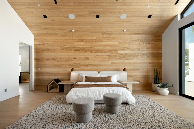 Desert Chalet contemporaneo-camera-da-letto