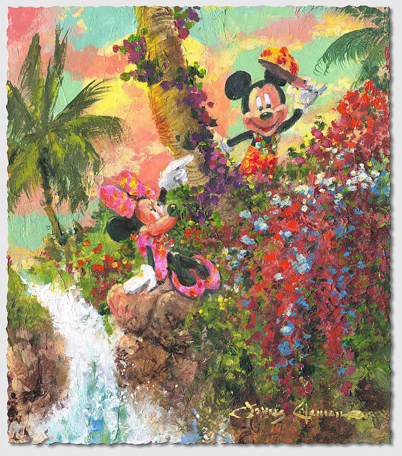 Disney Fine Art Colorful Island by James Coleman