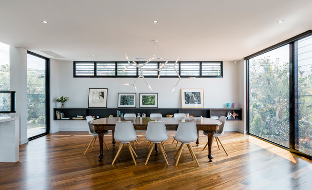 The Emerald House modern-dining-room
