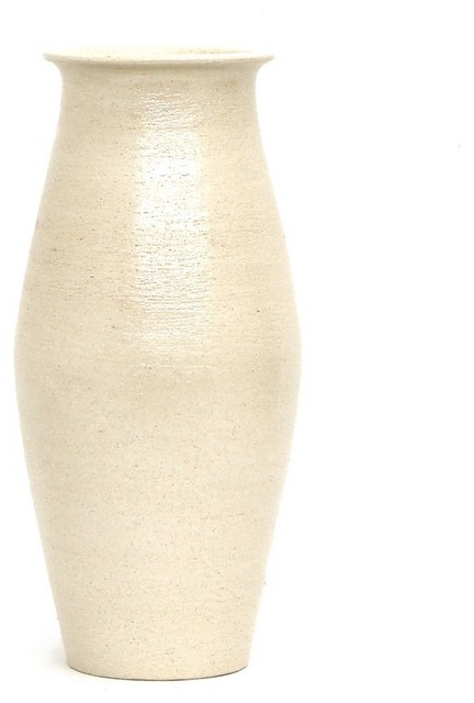 Scavo Refrattario Tall Vase Bombato Cream - Farmhouse - Vases - by  Artistica Italian Gallery | Houzz
