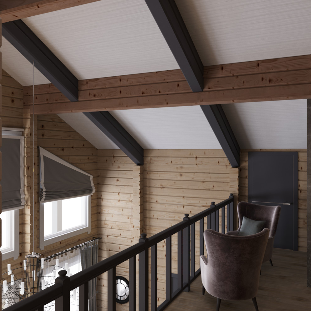 Дизайн-проект загородного дома из бруса