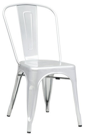 French Dining Chair Silver