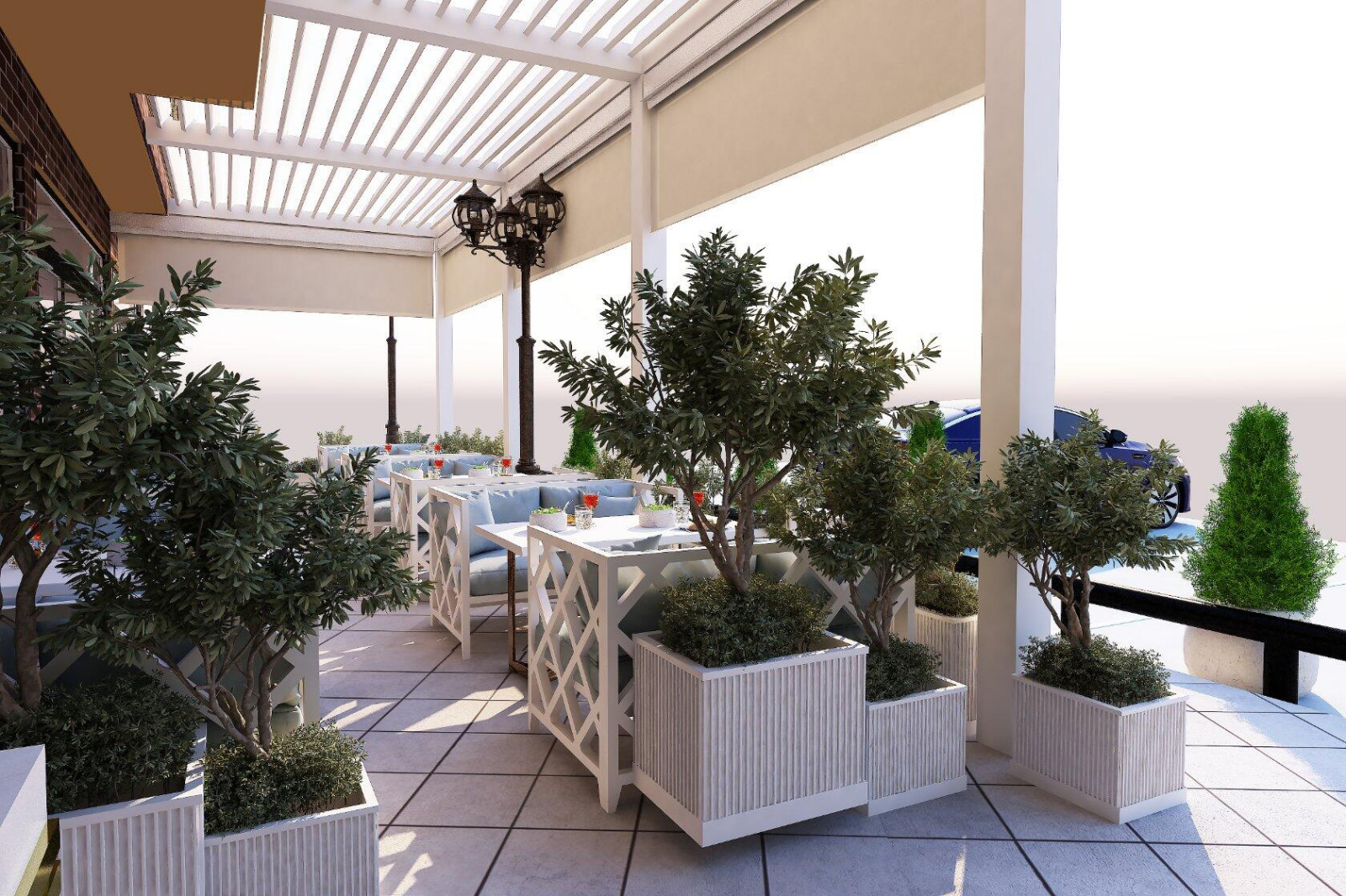 дизайн летнего кафе г.Ессентуки