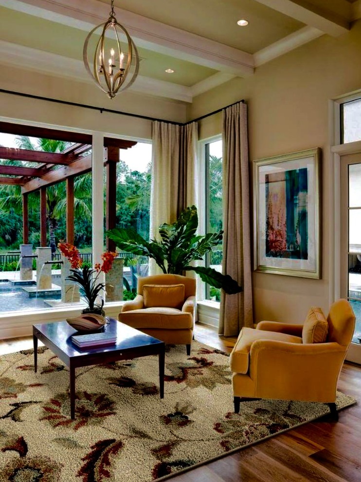 Transitional home design photo in Chicago
