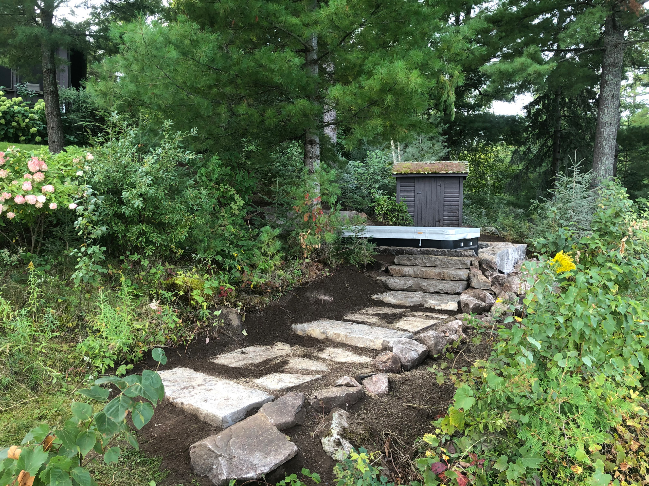 Custom Rock Stairway