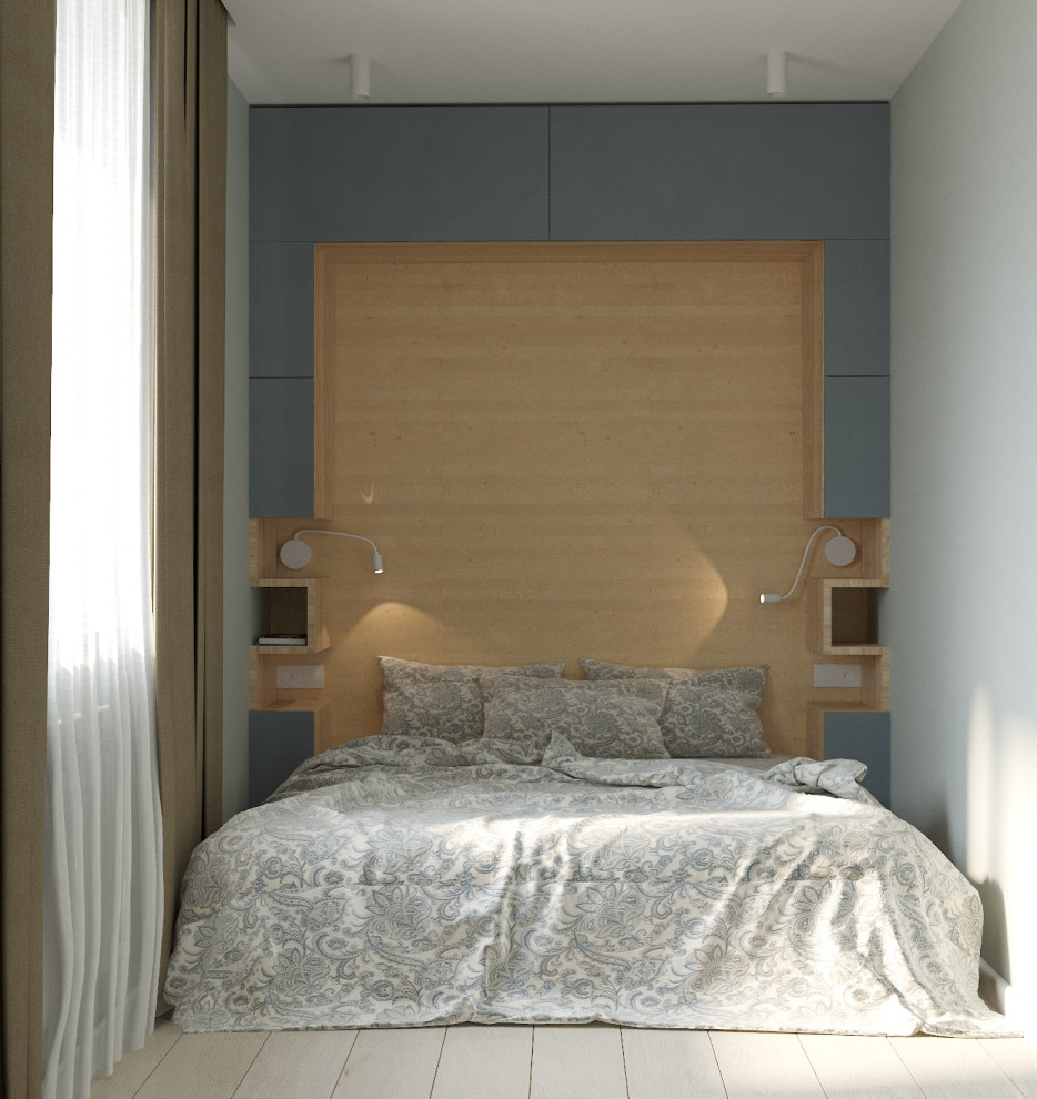 Частный дом «серые оттенки минимализма с современной классикой»