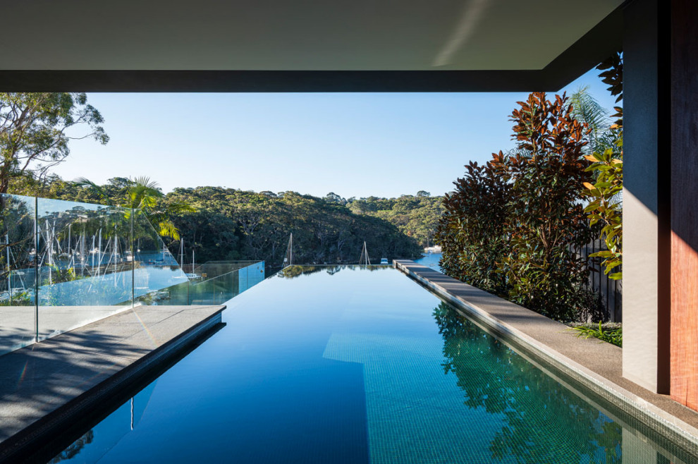 Photo of a contemporary pool in Sydney.