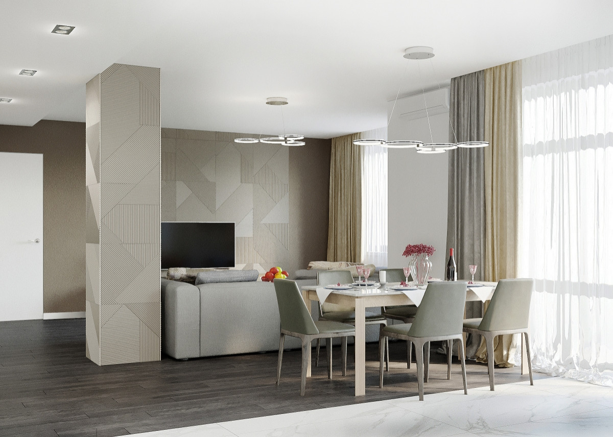 Стильная квартира в минимализме