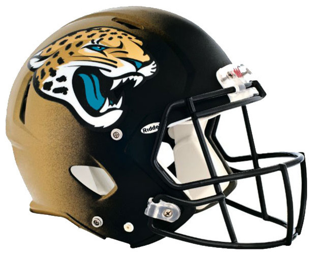 Jacksonville Jaguars Full Size White Matte Speed Replica Helmet New In Box  25753