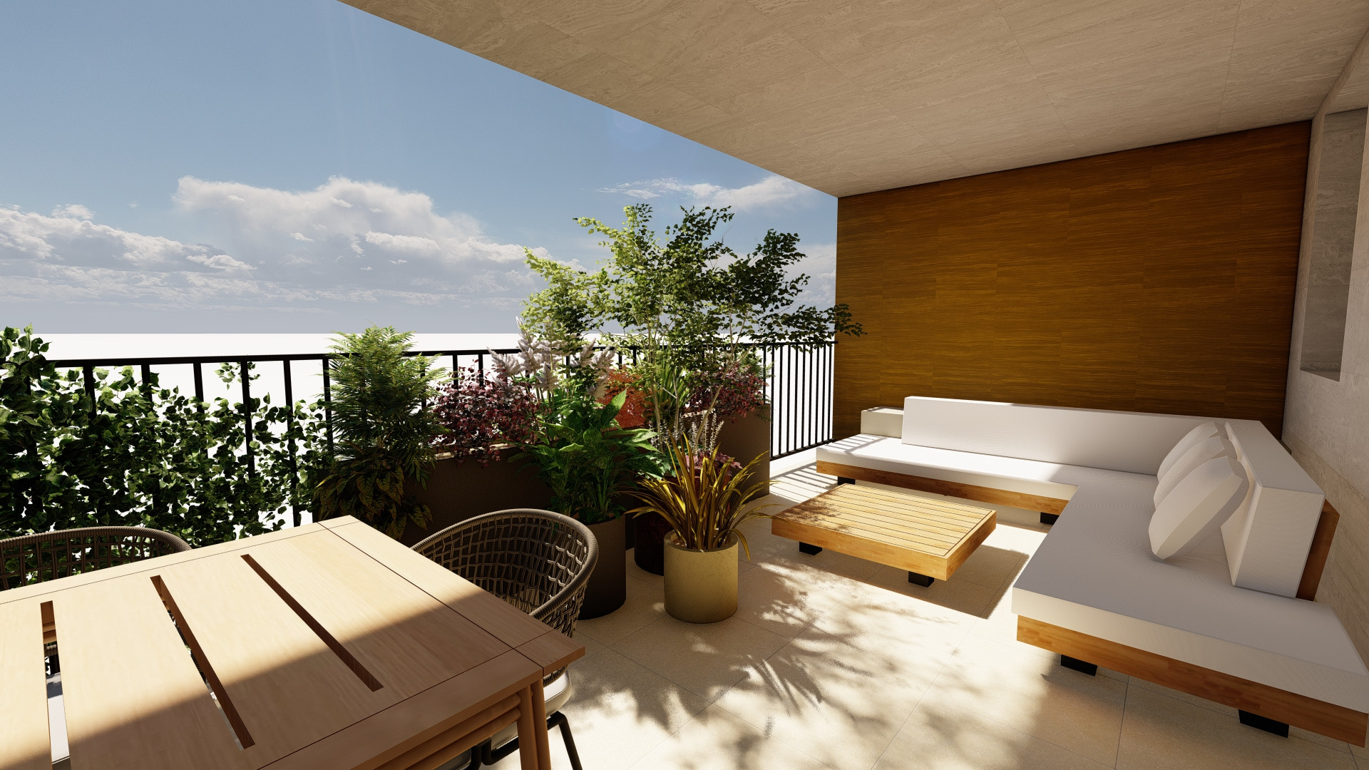 Una stanza all'aperto