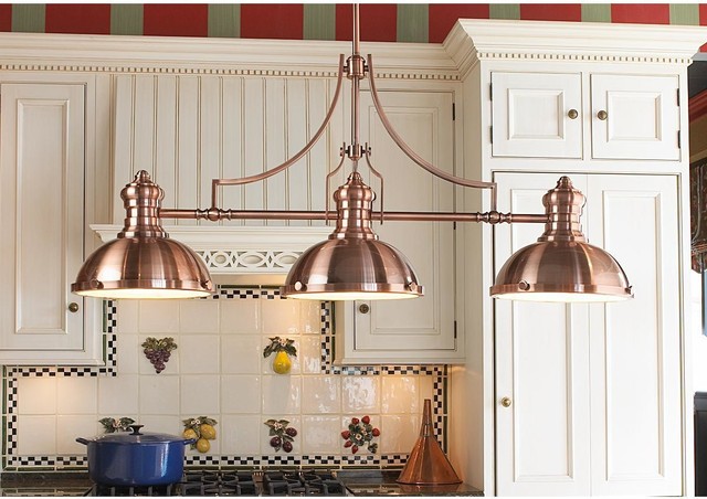 copper kitchen island pendant lights