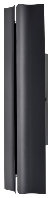 LED Light 5.25 in. Powder Coated Black Outdoor - Modern - Outdoor Wall ...