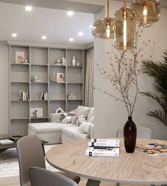 Living room shelving units Contemporary Hertfordshire by MB