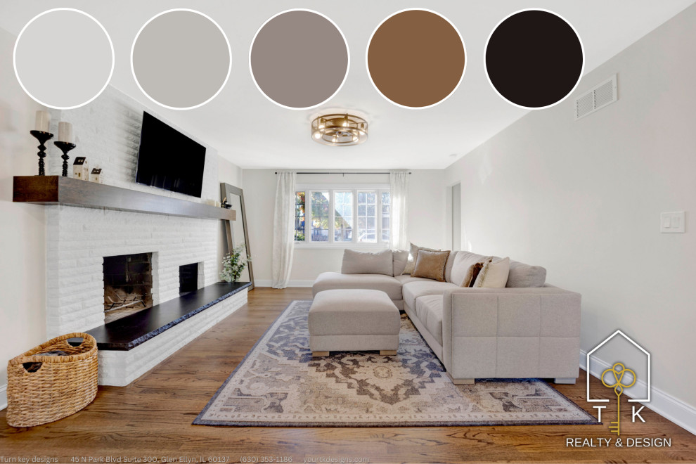 Living Room Make Over Glen Ellyn, IL