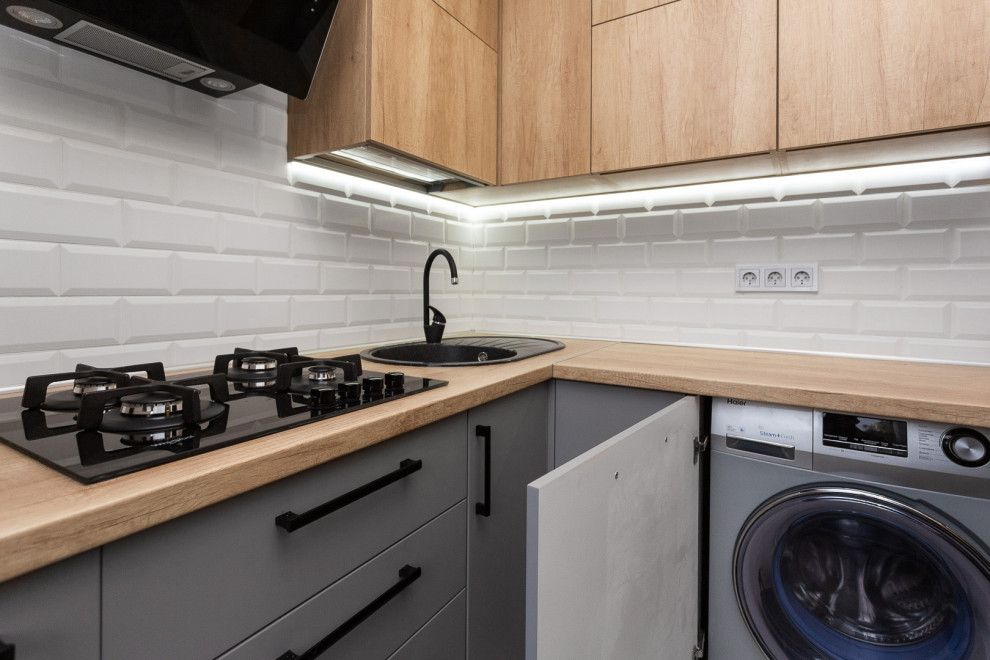 Кухня в современном стиле в хрущовке