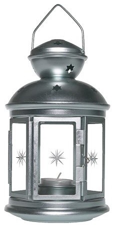 Rotera Lantern for tealight, galvanized