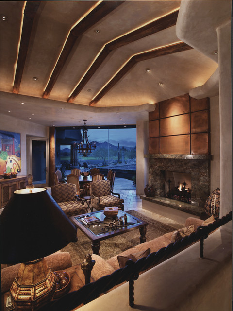 Whisper Rock Contemporary eclectico-salon