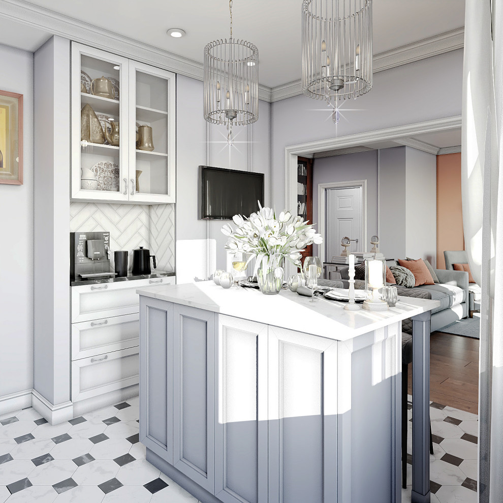 Проект квартиры в стиле современная классика