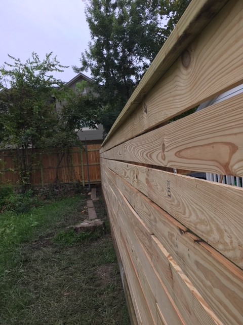 Wood Cottage Fence - Horizontal