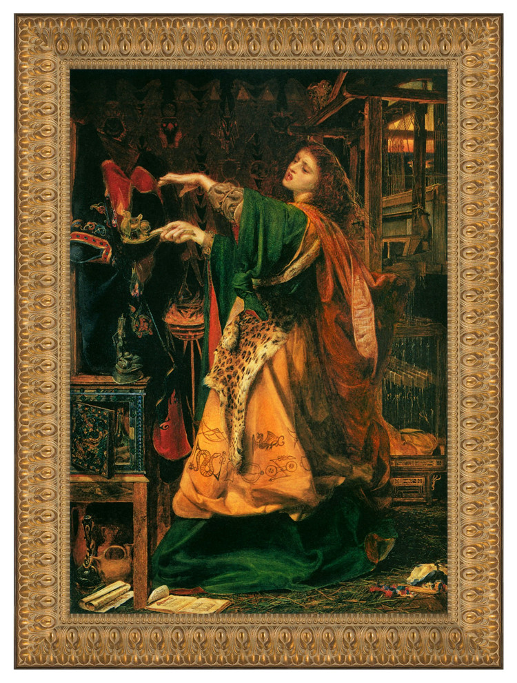 "Morgan Le Fay 1864" Stretched Canvas Replica, 36.5"x49"