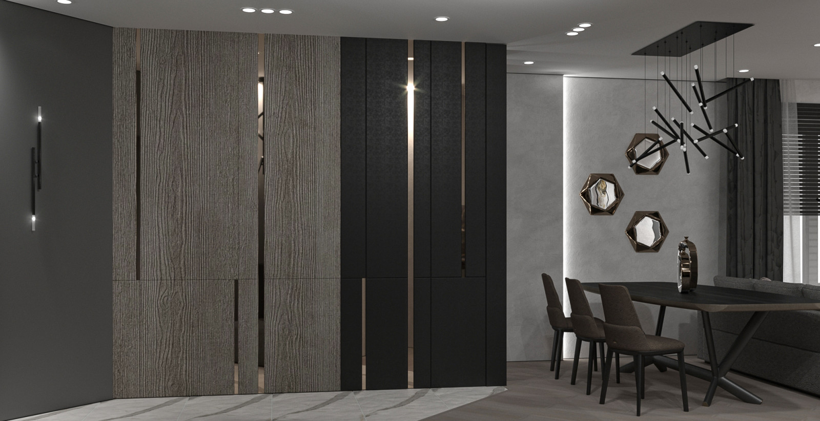 Проект квартиры в современном стиле