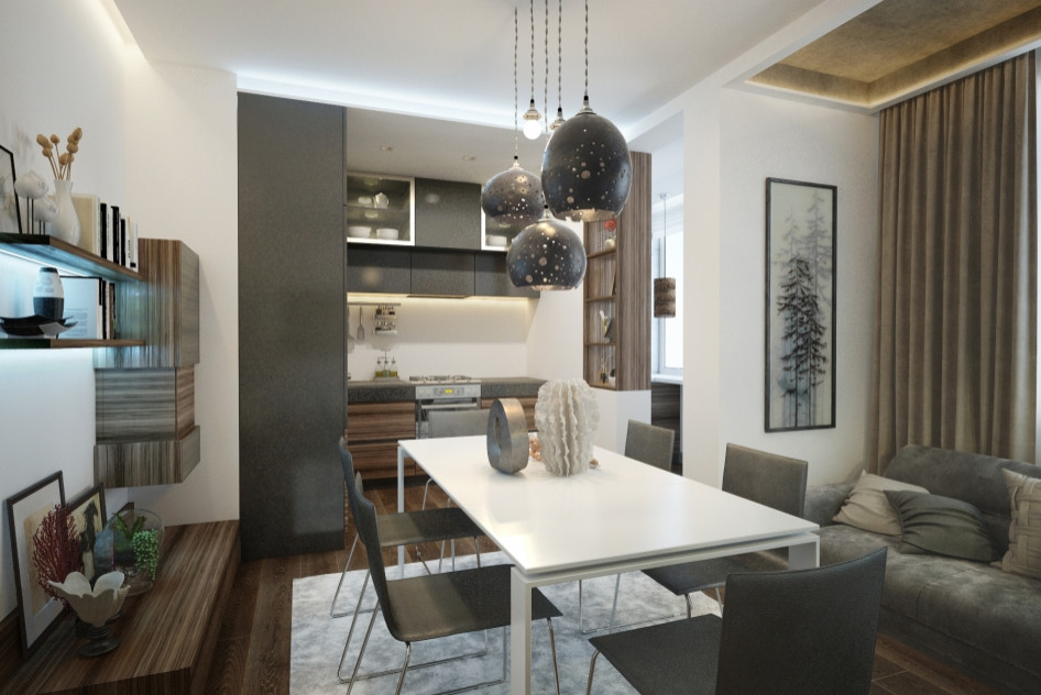 Гостиная в маленькой квартире